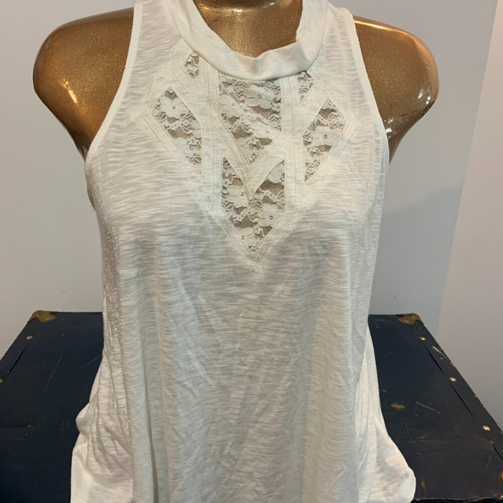 Women white top size Large